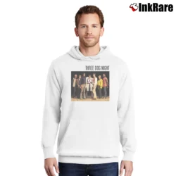 Men’s Three Dog Night Band Members Pullover Hoodie in white | Cozy, Durable, Modern Fit