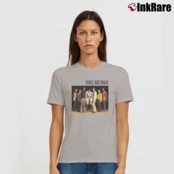 Women’s Three Dog Night Band Members Signature T-Shirt in sport grey | Soft, Flattering Fit
