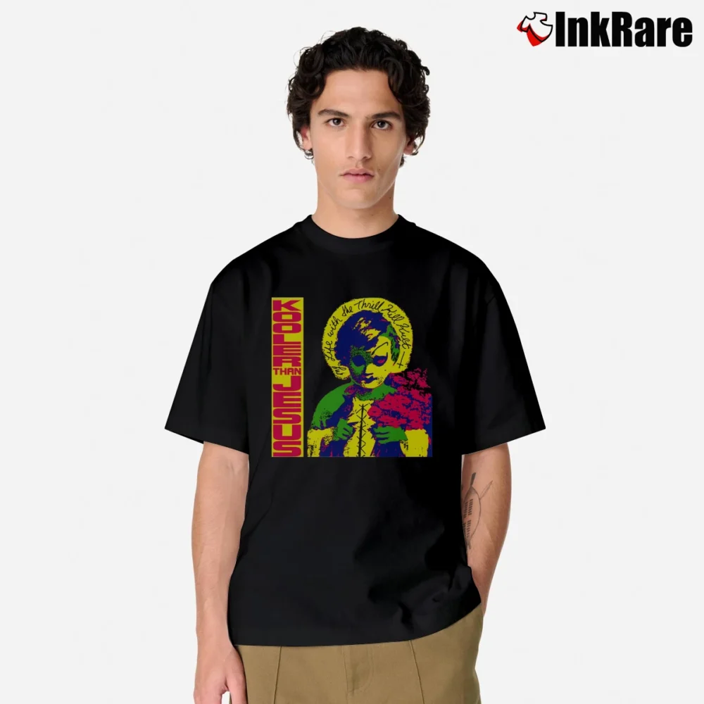 Men’s Thrill Kill Kult Kooler Than Jesus Classic T-Shirt in black | Soft, Breathable Everyday Wear
