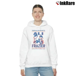 Women’s Thrilla In Manila Ali Vs Frazier Cozy Hoodie in white | Warm, Structured, Stylish