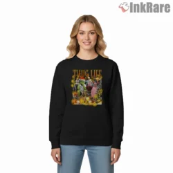Thug Life Christmas Movie Mashup Grinch Shirt on graphic shirt for women graphic tee