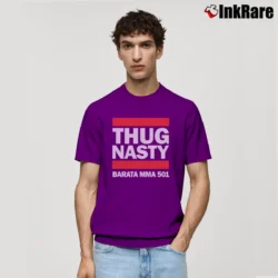 Men’s Thug Nasty Barata Mma 501 Classic T-Shirt in purple | Soft, Breathable Everyday Wear
