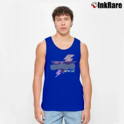 Men’s Thundercat Arctic Cat Snowmobile Feel The Thunder 90s Neon Tank Top in royal blue | Breathable, Active-Friendly Design