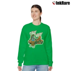 Women’s Ti$a X Chief Keef Almighty Glo Day Relaxed Sweatshirt in irish green | Soft, Laid-Back Vibe
