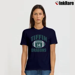 Women’s Tiffin University Dragons College Team Signature T-Shirt in navy | Soft, Flattering Fit