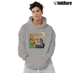 Men’s Tiger Army Band Logo Pullover Hoodie in sport grey | Cozy, Durable, Modern Fit
