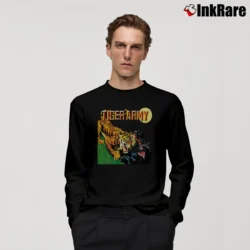 Men’s Tiger Army Band Logo Long-Sleeve Shirt in black | Sleek, Lightweight, Year-Round Wear
