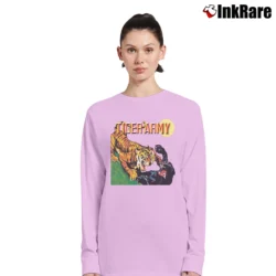 Women’s Tiger Army Graphic Long-Sleeve Top in light pink | Sleek, Versatile, All-Season
