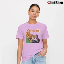 Women’s Tiger Army Graphic Signature T-Shirt in light pink | Soft, Flattering Fit