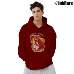 Men’s Tiger Army Punk Rock Band Graphic Pullover Hoodie in maroon | Cozy, Durable, Modern Fit