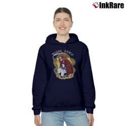 Women’s Tiger Army Punk Rock Band Graphic Cozy Hoodie in navy | Warm, Structured, Stylish