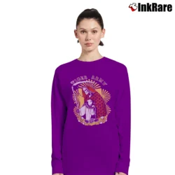 Women’s Tiger Army Punk Rock Band Graphic Long-Sleeve Top in purple | Sleek, Versatile, All-Season