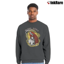 Men’s Tiger Army Punk Rock Band Graphic Crewneck Sweatshirt in charcoal | Cozy Fabric, Clean Style