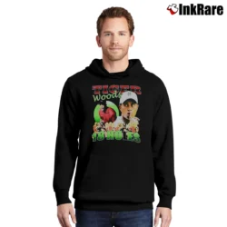 Men’s Tiger Woods 18 Holes Golf Funny Pullover Hoodie in black | Cozy, Durable, Modern Fit