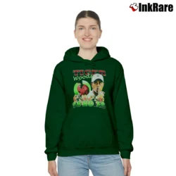 Women’s Tiger Woods 18 Holes Golf Funny Cozy Hoodie in forest green | Warm, Structured, Stylish