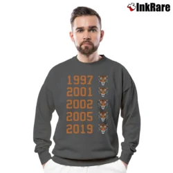 Men’s Tiger Woods 2019 Masters Champion Graphic Crewneck Sweatshirt in charcoal | Cozy Fabric, Clean Style