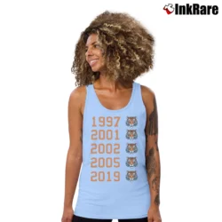Women’s Tiger Woods 2019 Masters Champion Graphic Tank Top in light blue | Lightweight, Movement-Friendly