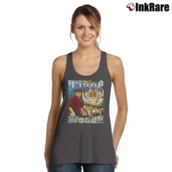 Women’s Tiger Woods 90s Rap Bootleg Masters Champion Tank Top in charcoal | Lightweight, Movement-Friendly