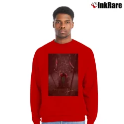 Men’s Tiger Woods Game Of Thrones Golf Parody Crewneck Sweatshirt in red | Cozy Fabric, Clean Style