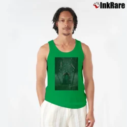 Men’s Tiger Woods Game Of Thrones Golf Parody Tank Top in irish green | Breathable, Active-Friendly Design