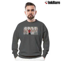 Men’s tiger woods golf goat for Golf Fans and Sports Legends Lovers Crewneck Sweatshirt in charcoal | Cozy Fabric, Clean Style