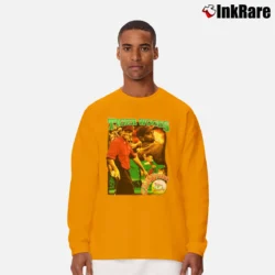 Men’s Tiger Woods Golf Graphic Long-Sleeve Shirt in orange | Sleek, Lightweight, Year-Round Wear