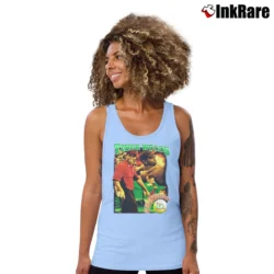 Women’s Tiger Woods Golf Graphic Tank Top in light blue | Lightweight, Movement-Friendly