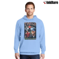 Men’s Tiger Woods The Masters Champion 90s Pullover Hoodie in light blue | Cozy, Durable, Modern Fit