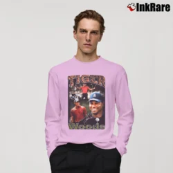 Men’s Tiger Woods The Masters Champion 90s Long-Sleeve Shirt in light pink | Sleek, Lightweight, Year-Round Wear