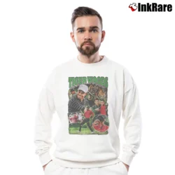 Men’s Tiger Woods Trending Graphic Crewneck Sweatshirt in white | Cozy Fabric, Clean Style