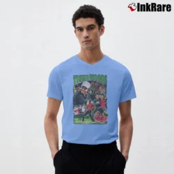 Men’s Tiger Woods Trending Graphic V-Neck Tee in light blue | Sharp, Breathable, Everyday Staple