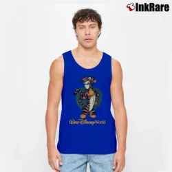 Men’s Tigger Character Walt Disney Tank Top in royal blue | Breathable, Active-Friendly Design