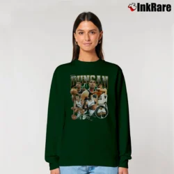Women’s Tim Duncan San Antonio Spurs for NBA Fans Relaxed Sweatshirt in forest green | Soft, Laid-Back Vibe