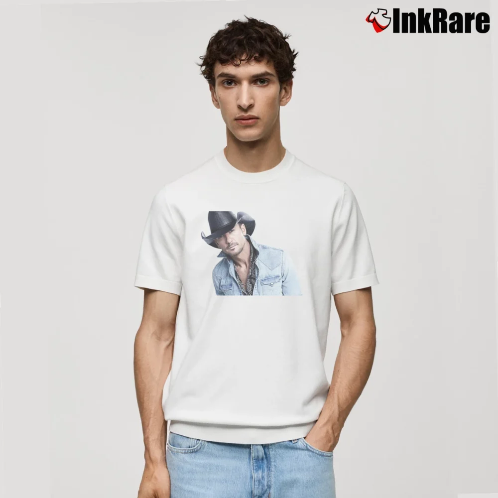 Men’s Tim Mcgraw Country Music Fans Classic T-Shirt in white | Soft, Breathable Everyday Wear