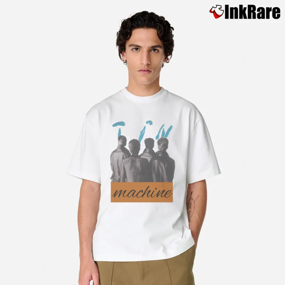 Men’s Tin Machine Japan Tour 1991 Classic T-Shirt in white | Soft, Breathable Everyday Wear