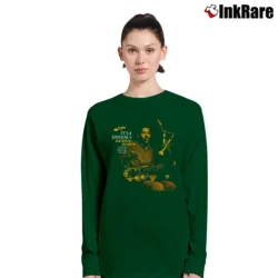 Women’s Tina Brooks Minor Move Tone Poet Long-Sleeve Top in forest green | Sleek, Versatile, All-Season