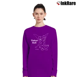 Women’s Tinker Bell Animated Character Disney Long-Sleeve Top in purple | Sleek, Versatile, All-Season