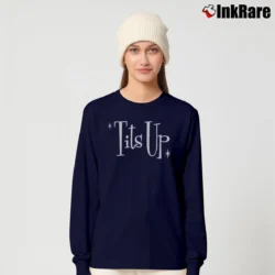Women’s Tits Up The Marvelous Mrs Maisel Graphic Long-Sleeve Top in navy | Sleek, Versatile, All-Season