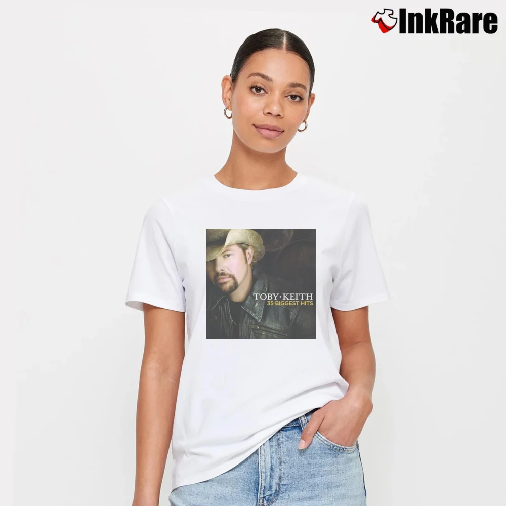 Women’s Toby Keith Casual Graphic Signature T-Shirt in white | Soft, Flattering Fit