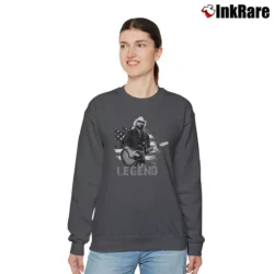 Women’s toby keith legend country music tribute Relaxed Sweatshirt in charcoal | Soft, Laid-Back Vibe