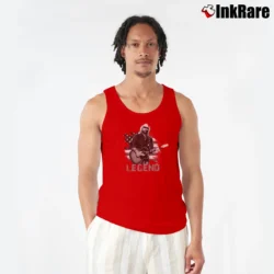 Men’s toby keith legend country music tribute Tank Top in red | Breathable, Active-Friendly Design