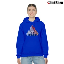 Women’s Todoroki Shouto My Hero Academia Pokemon Vulpix Cozy Hoodie in royal blue | Warm, Structured, Stylish