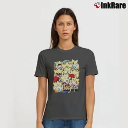 Women’s Togepi Pokemon Retro Custom Graphic Signature T-Shirt in charcoal | Soft, Flattering Fit