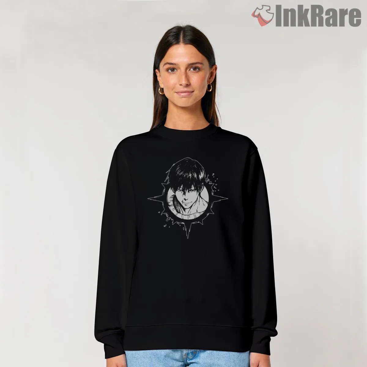 Toji Fushiguro Minimal Spiked Emblem Anime Shirt on graphic shirt for women graphic tee