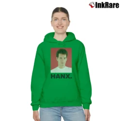 Women’s Tom Hanks Graphic Cozy Hoodie in irish green | Warm, Structured, Stylish