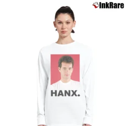 Women’s Tom Hanks Graphic Long-Sleeve Top in white | Sleek, Versatile, All-Season