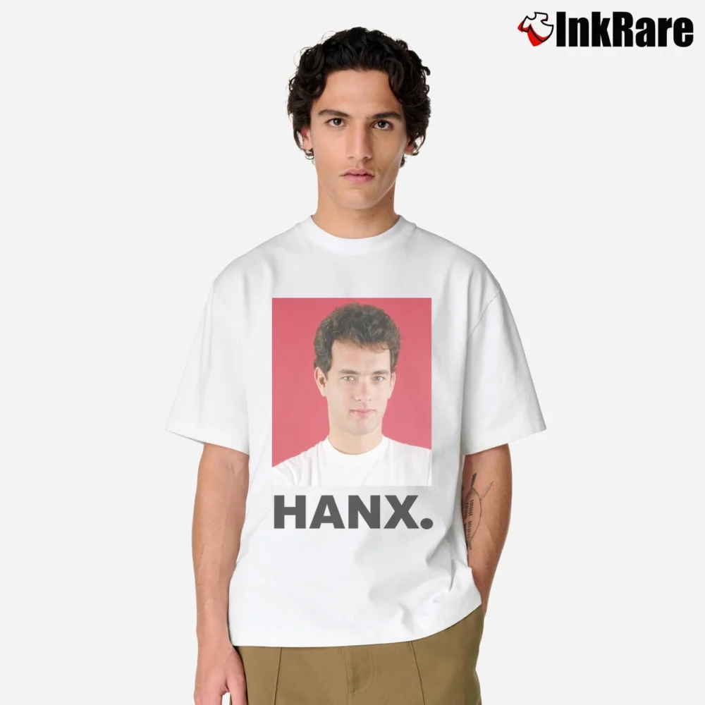 Men’s Tom Hanks Graphic Classic T-Shirt in white | Soft, Breathable Everyday Wear