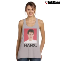 Women’s Tom Hanks Graphic Tank Top in sport grey | Lightweight, Movement-Friendly