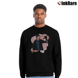 Men’s Tom Holland Fashion Crewneck Sweatshirt in black | Cozy Fabric, Clean Style