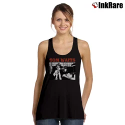 Women’s Tom Waits Amsterdam 76 Poster Tank Top in black | Lightweight, Movement-Friendly